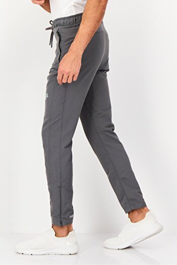 hoka Men Sportswear Fit Brand Logo Outdoor Track Pants, Grey