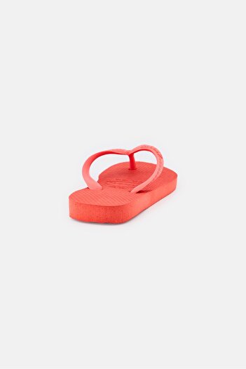 Havaianas Kids Boy Brand Logo Slip On Slippers, Red