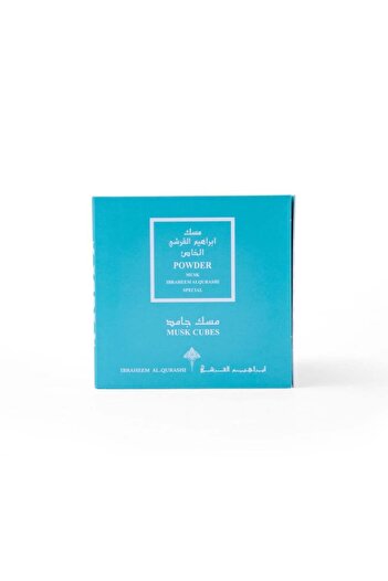IBRAHIM ALQURASHI Musk Cubes – Powder (Solid) by Ibrahim Al-Qurashi, 8 cubes