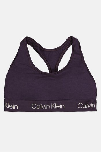 Calvin Klein Women Brand Logo Lightly Padded Bra, Dusty Purple