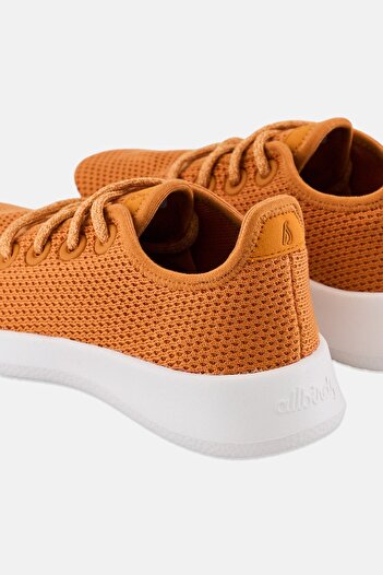 Allbirds Women Tree Runners Lace Up Running Shoes, Orange