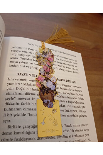 KAVİTİCARET Artistic Paintings Themed Bookmark, Metal Material Bookmark