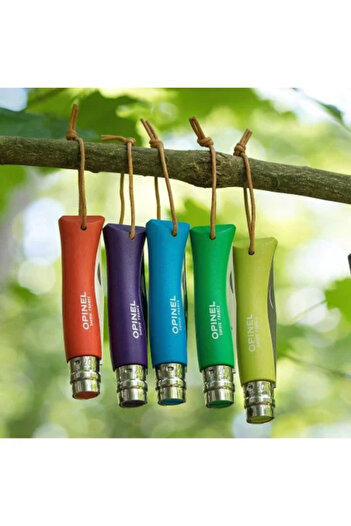 Opinel Pocket Knife N°07, Stainless Steel, 8 cm, "Colorama", Violet