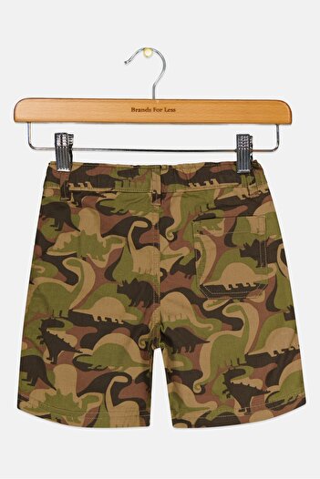 Hamleys Kids Boy Camouflage Basic Shorts, Multicolor