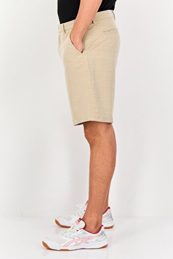 Greg Norman Men Sportswear Fit Training Shorts, Beige