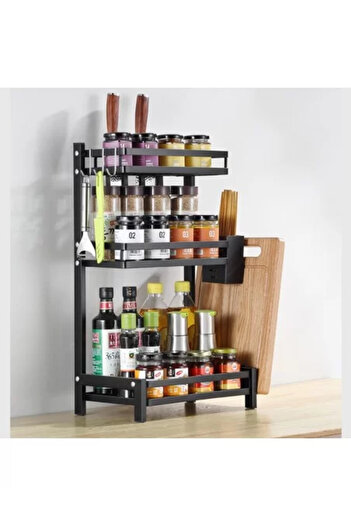 Zokura Condiment Rack, Carbon Steel, 35.5 x 23 x 60 cm -