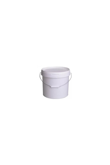 JollyMag Sealable Food Bucket with Lid, 4 Liters, White