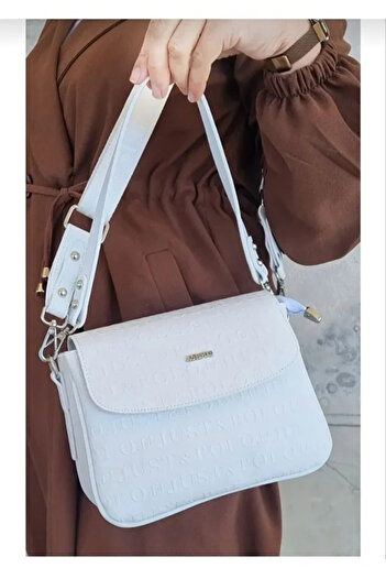 Just Polo Women's Medium Size Embossed Printed Luxury and Stylish Hand & Shoulder Bag Shoulder Bag