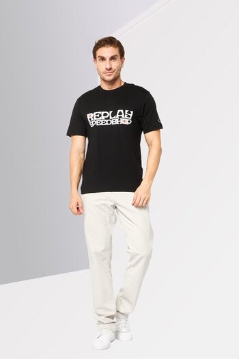 Replay Men Crew Neck Short Sleeves Graphic T-Shirt, Black