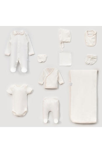 LOVE MAXX Cotton 10-Piece Set Hospital Release 0-3 Months Newborn
