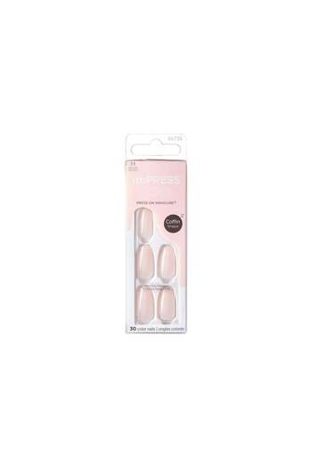 Kiss Impress Color Nails Medium Coffin- Serendipity IMC502C