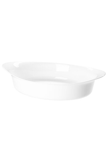 IKEA LÄTTVIKTIG Oven dish, white, 30 x 19 cm