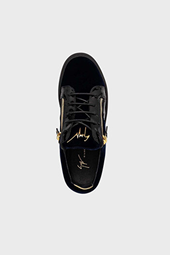 Giuseppe zanotti Rugan ve Süet Detaylı Sneaker Ayakkabı Erkek AYAKKABI RU00092