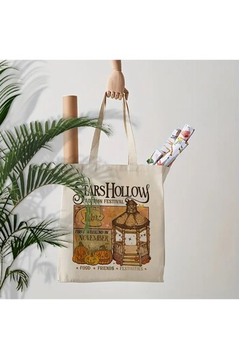 l'eivor Stars Hollow Autumn Printed Women's Organic Cotton Hambez Bag