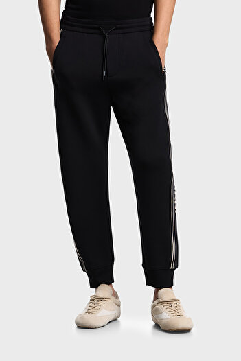 Emporio Armani Logoed Relaxed Fit Regular Waist Elasticated Leg Jogger Pants Men's Pants Em002914 a