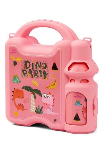 Eazy Kids Kids Lunch Box With Bottle - Pink