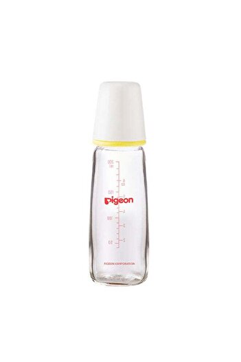 Pigeon Peristaltic Glass Feeding Bottle, Assorted, 200ml