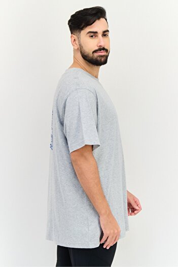 New Balance Men Sportswear Fit Short Sleeve Outdoor T-Shirt, Heather Grey
