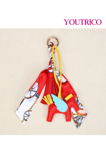 Youtrico Handmade,Rope Bag Charms for Handbag,Purse Hanging Ornament Backpack Charm