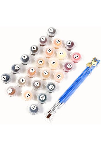 Toybox DIY Oil Painting Paint by Number Kit for Kids Adults Students Beginner Arts Craft for Home