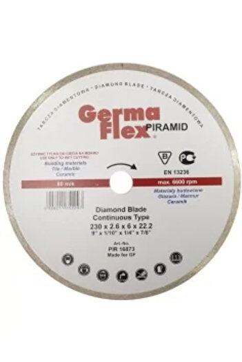 jufisto Disc diamantat segmentat, metal, taiere uscata, 125 mm/22.23 mm,