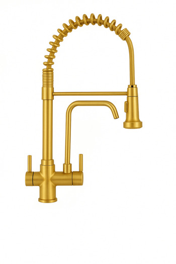 BATHROY Pull-out sink mixer with German filter | Healthy water with elegant, practical design