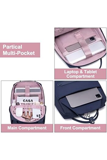 Chantria Casual Backpack for Women Stylish 13L Small Backpack fit 14 inch Laptop Compact Daypack