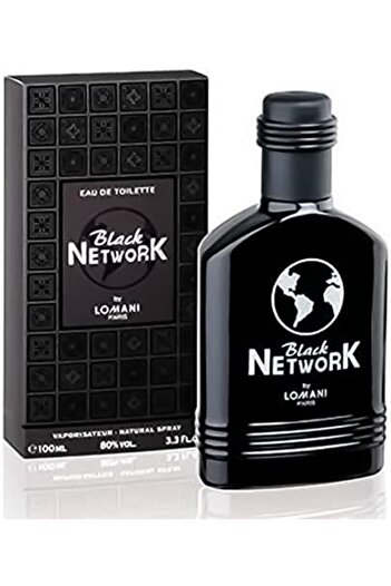 Lomani Black Network Parour Perfume Masculino - Eau de Toilette 100ml