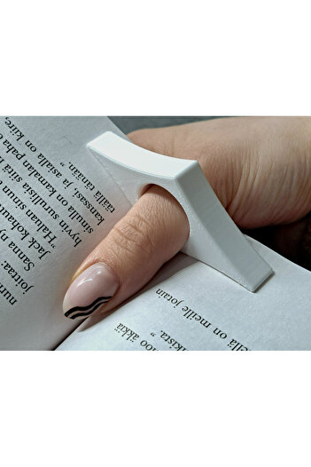 Gonulella Finger Hole Book Page Holder Reading Aid Reading Ring