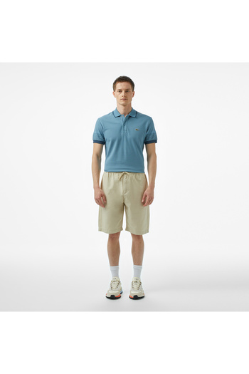 Lacoste Erkek Relaxed Fit Bej Bermuda Şort
