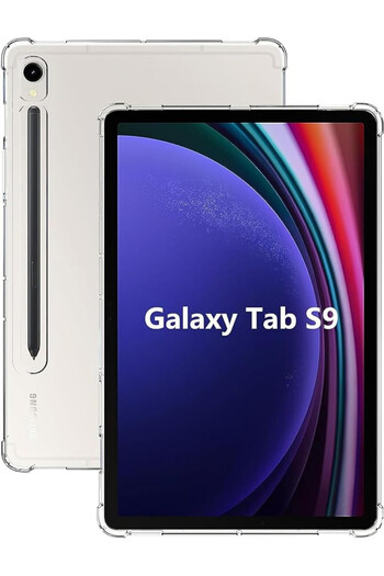 Effcotuo protective case, for Samsung Galaxy Tab S9, TPU, transparent