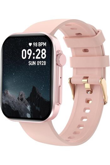 genernic BRIBEJAT Smart Watch for Men Women (Make/Answer Call), HD 2.01'' Smartwatch Waterproof, Fitness Trac