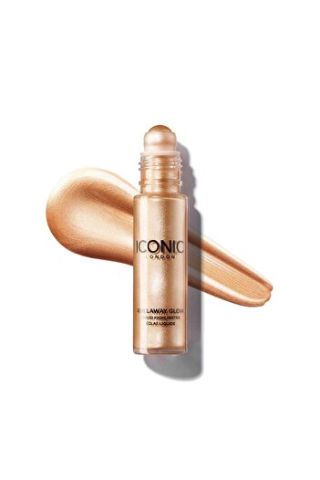 Iconic London Rollaway Glow Liquid Highlighter - Champagne Chic