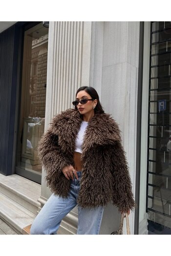 ZF BUTİK Mink Curly Short Fur
