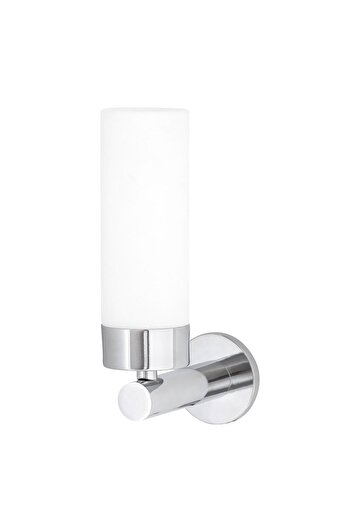Rabalux Rabalux LED wall lamp, chrome structure, one glass diffuser, 4W, 371 lumens, IP44,...