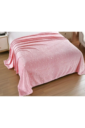 CHIRASO Cocolino Glow in Dark Phosphorescent Blanket 200x230cm, glows delicately in the dark