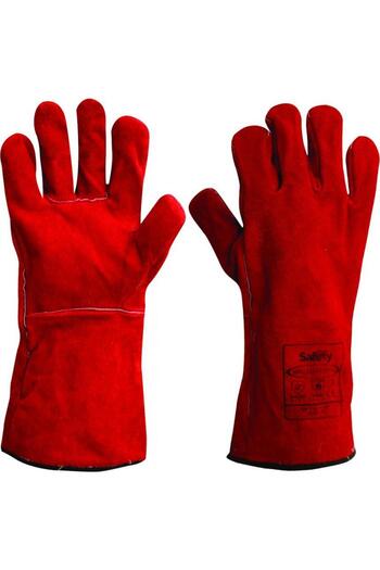 Max Safety Maxsafety Welder Gloves Red (Long)