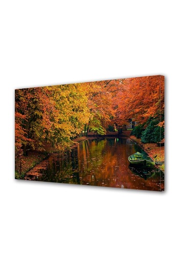 Alista Home Decorative wall painting with wooden frame, 33cm x 24cm, with flowers2075