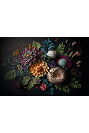 Alista Home Decorative wall painting with wooden frame, 33cm x 24cm, image 2381