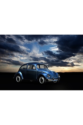 Alista Home Decorative wall painting with wooden frame, 33cm x 24cm, car5468