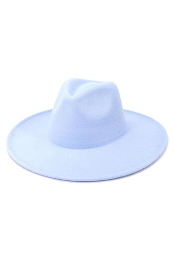 Pursehuit Women's hat, blue, with wide brim, Laurina