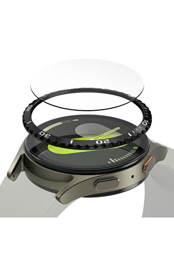 Danex Rama compatibila cu Samsung Galaxy Watch7 40mm, H28, Metal, Deep Dark Pattern6 CB GW7 40 02