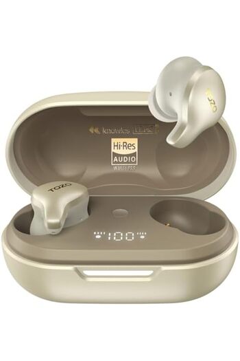 TOZO Golden X1 Wireless Earbuds Champagne