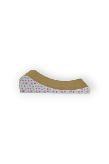 Rotipet Cardboard Cat Scratching Breez 58X23X15Cm Star Patterned