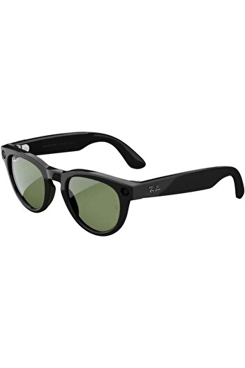 Ray-Ban Meta | Meta Headliner Shiny Black Frame G-15 Green Lenses