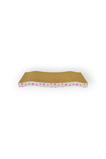 Rotipet Cardboard Cat Scratching Velva 43.5X21X4Cm Star Patterned