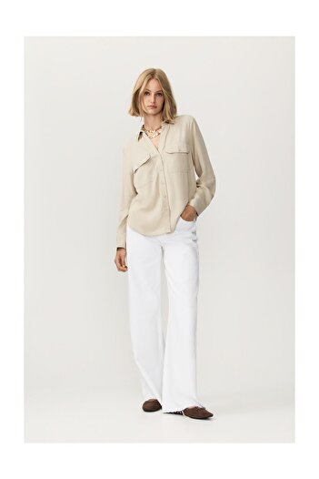 LEFTIES Woman Basic Flowing Shirt
