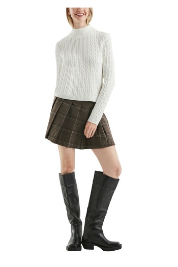 QS by s.Oliver tricou ajustat cu model de cabluri