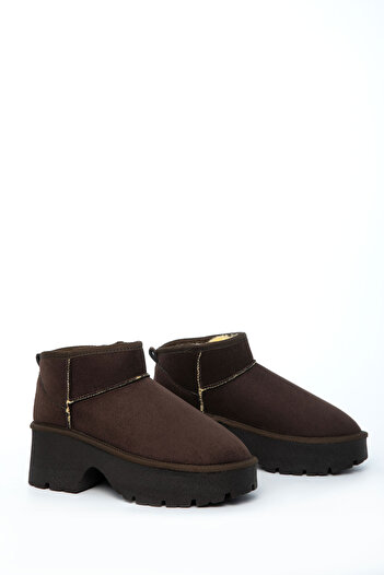 SOHO Kahve Süet Kadın Bot & Bootie 21054