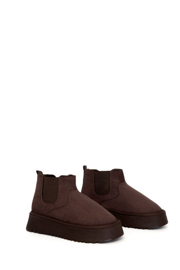 SOHO Kahve Süet Kadın Bot & Bootie 21059